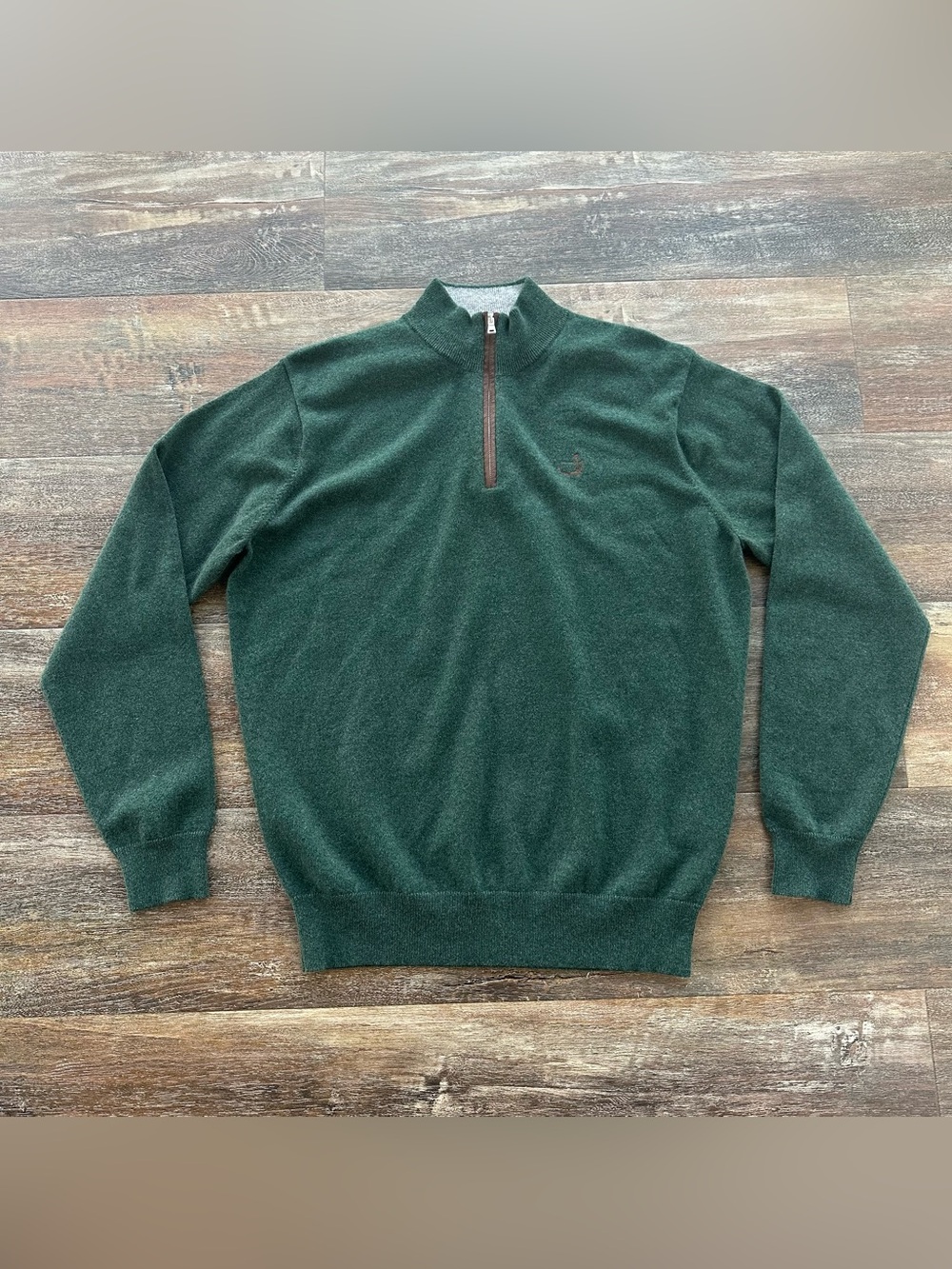 MASTERS by Peter Millar Cashmere Quarter 1/4 Zip Sweater Sz Large